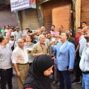 أبوالنصر يتفقد موقع حريق محل إكسسوارات تجميل ويوجه برفع اثاره -جريدة مصر العربية 