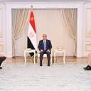 الرئيس السيسى يستقبل وزير الدفاع الإيطالي 