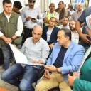 أبوالنصر ووزير الري يتفقدان مشروع قناطر ديروط الجديدة بأسيوط -جريدة مصر العربية 