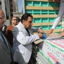 تسليم 2000 كرتونة مواد غذائية جافة بالتعاون مع مؤسسة أولاد الخير ببني سويف